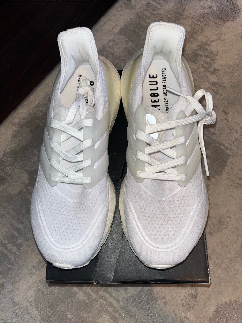 adidas White Women's Sneakers - Lace-Up Athletic Shoes